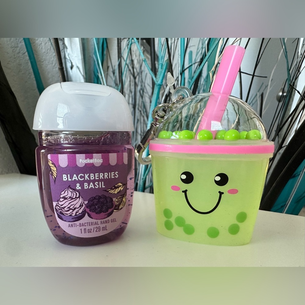 Bath and Body Works BOBA PocketBac and Blackberries & Basil Sanitizer